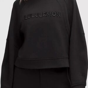 Lululemon athletica Women's smooth Spacer cropped pullover graphic Sweatshirt